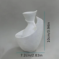 Minimalist Light Luxury Decorative Vase, Living Room Entryway Tabletop Flower Arrangement Ornament, Nordic Style Artistic 4