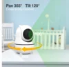 Babystar 7" HD Split Screen Video Baby Monitor No WiFi, Baby Camera Monitor, Hack Proof, Remote Zoom/Pan/Tilt, 4000mAh Battery 6