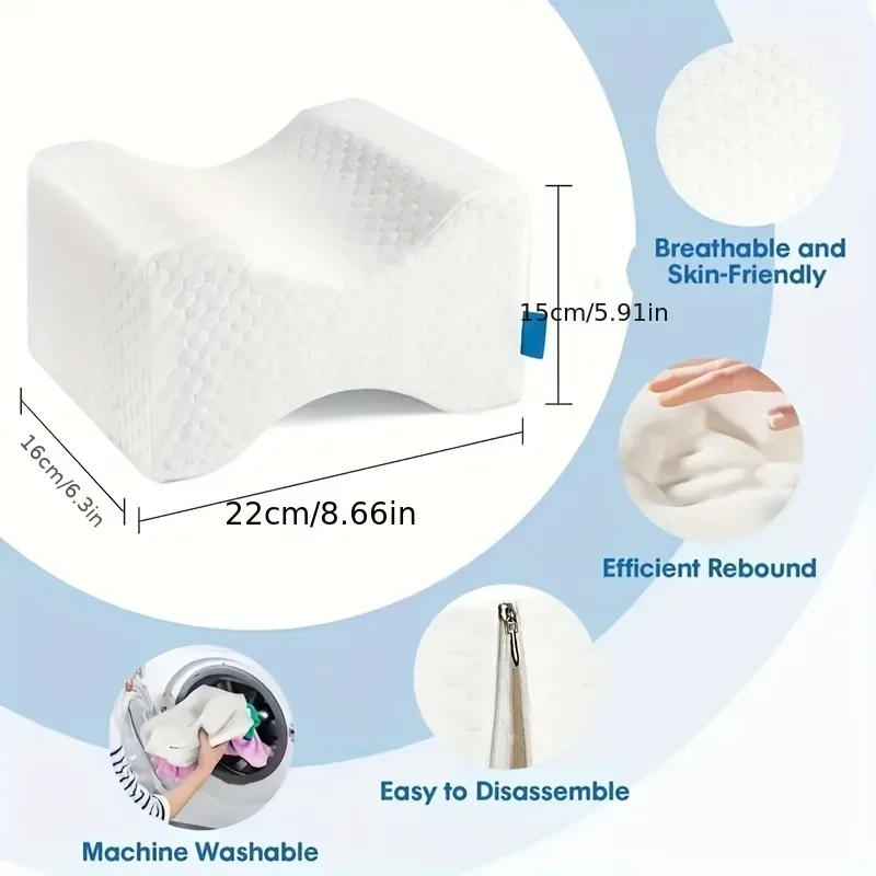 1pc Leg Pillow, Leg Varicose Veins Care Pillow, Lower Limb Lifting For Pregnant Women, Leg Pillow For Sleeping On Bed. 4