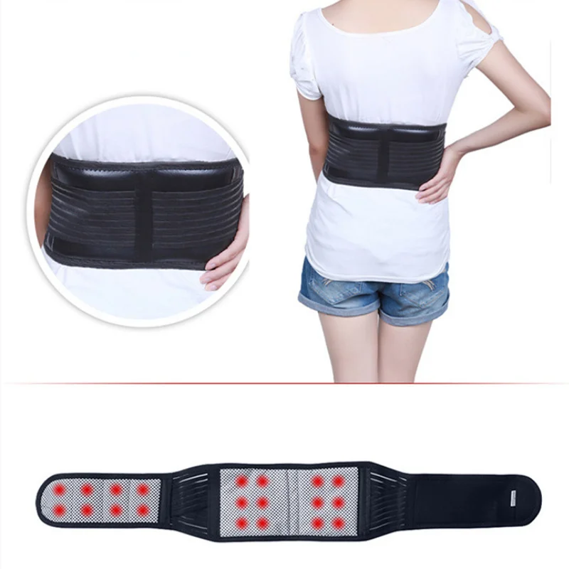 1Pcs Adjustable Neoprene Double Pull Lumbar Support Lower Back Belt
