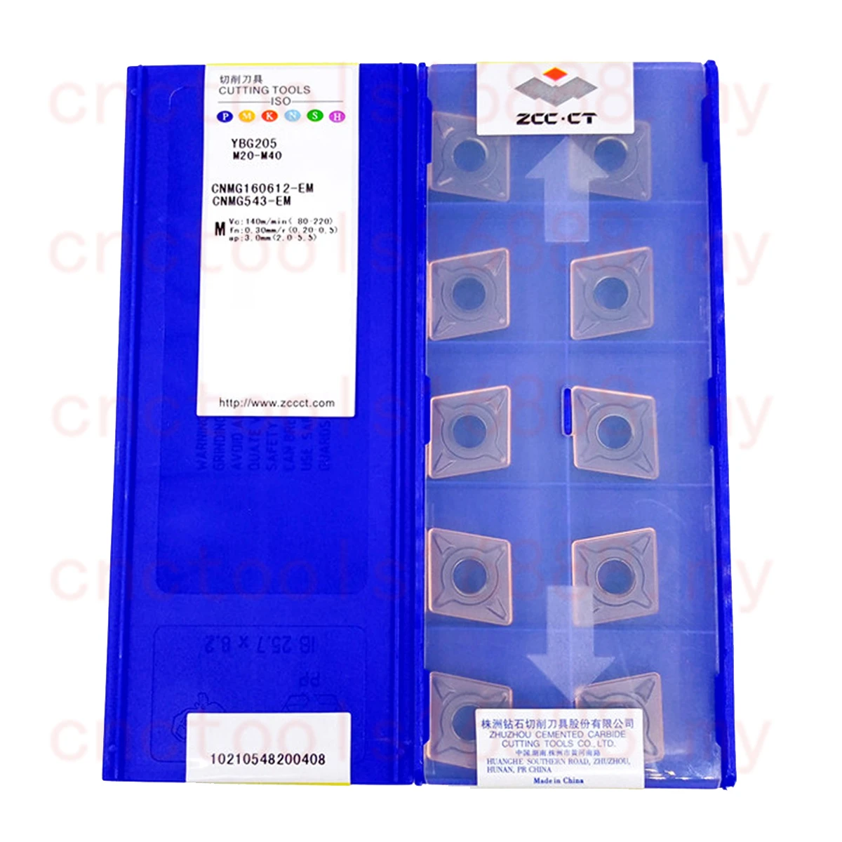Insertos de Carburo ZCC.CT CNMG120404 CNMG120408 CNMG160608-PM YBM251