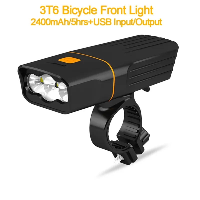 18650 Rechargeable Bicycle Light USB Outdoor MTB Bike Front Lamp 3T6 Led Cycling Handlebar Headlight For Safely Night Riding - Image 7