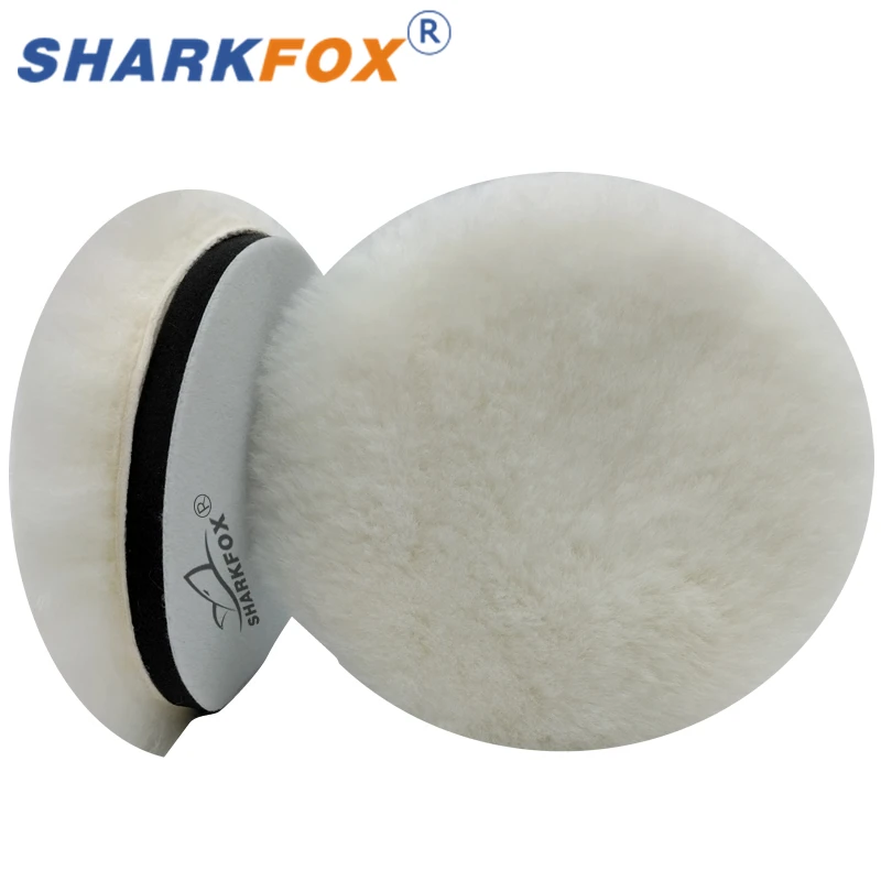 5 pieces/set 6Inch Wool Polishing Pad For Polisher Machine Waxing Polishing Buffing Car Paint Care Polisher Pads For Car Polish 4