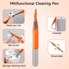 11-in-1 Computer Cleaning Kit Bluetooth Earphone Cleaner Pen Keyborad Camera Brush Sim Card Ejector Keycap Puller Phone Holder 2