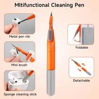 11-in-1 Computer Cleaning Kit Bluetooth Earphone Cleaner Pen Keyborad Camera Brush Sim Card Ejector Keycap Puller Phone Holder 2