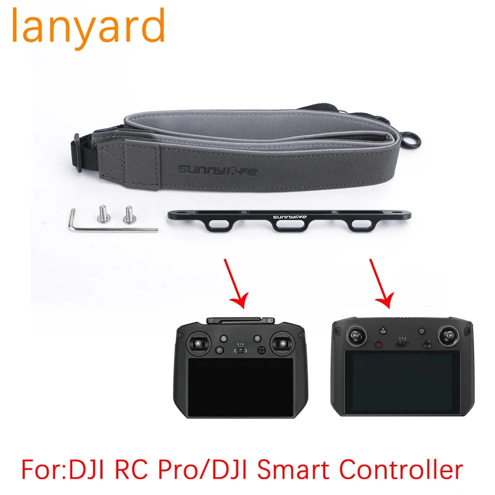 ตัวเลือกสินค้า สายคล้องคอสำหรับรีโมทโดรน DJI Mini 3/4/5 Pro