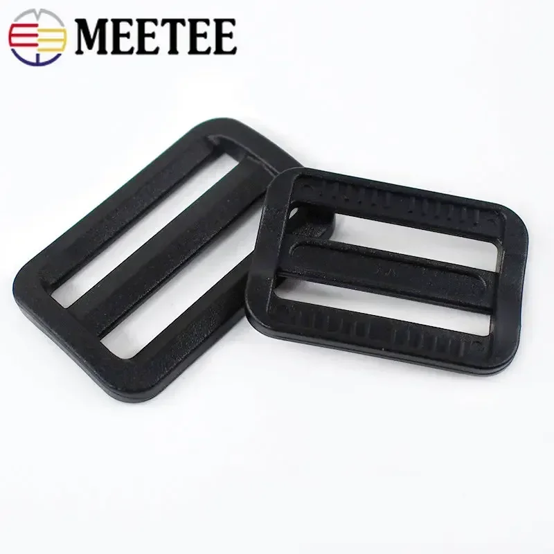 10-100Pcs 20-50mm 검은 플라스틱 슬라이더 트라이 글라이드 배낭 스트랩에 대 한 버클을 조정 웨 빙 벨트 버클 DIY 수하물 액세서리