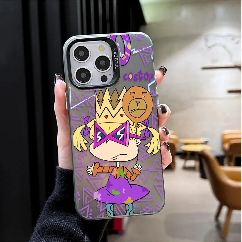 Cartoon Funny Rugrats Anti-Fall Matte Phone Case