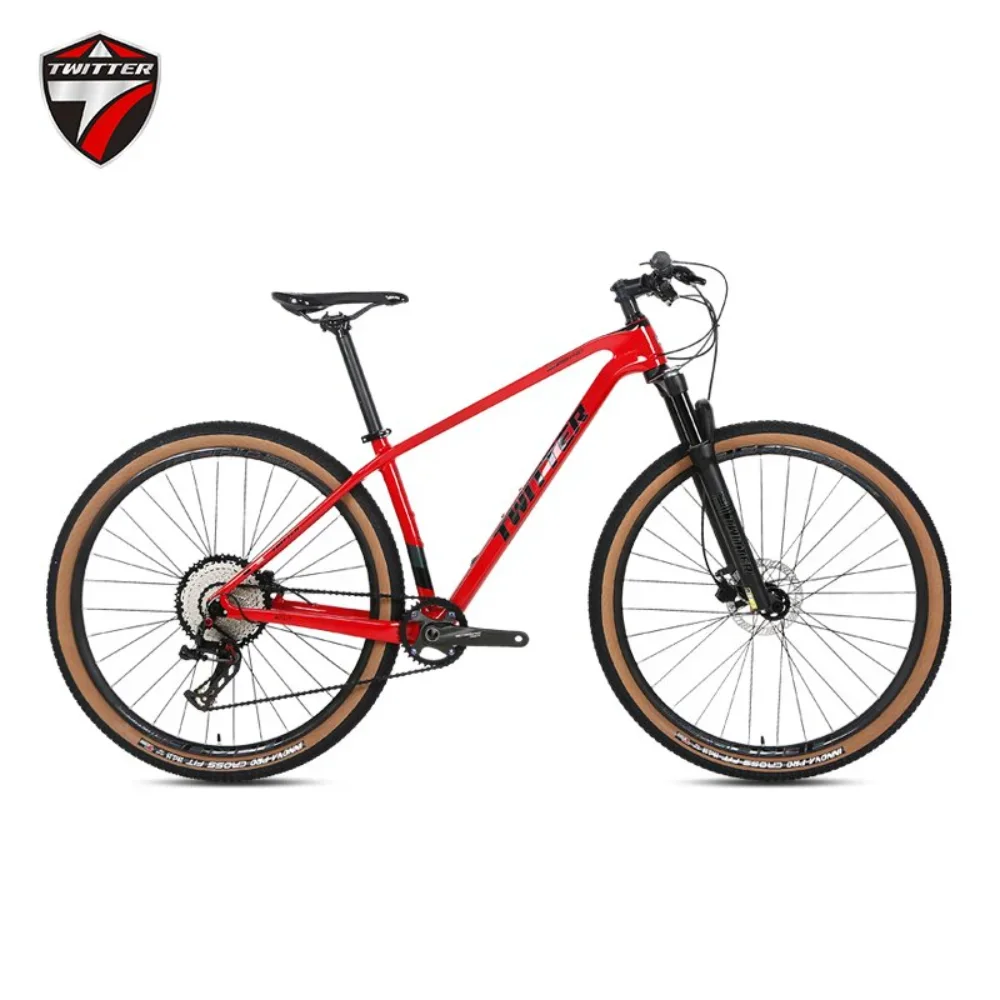 

TWITTER 27.5/29inch WARRIOR-SX-12speed carbon fiber mountain bike hydraulic disc brake internal distribution frame gray bicycle