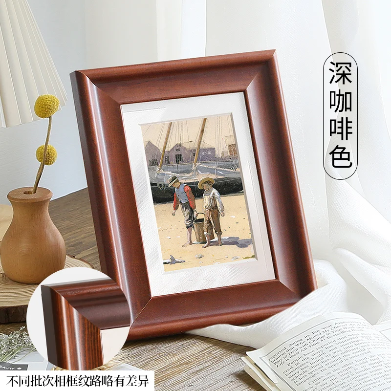 Shadow Box Picture Frame Wood Painting Artwork Customize Frame Wedding  Photo Marco Multifotos Pared Decorative Luxury Room - AliExpress