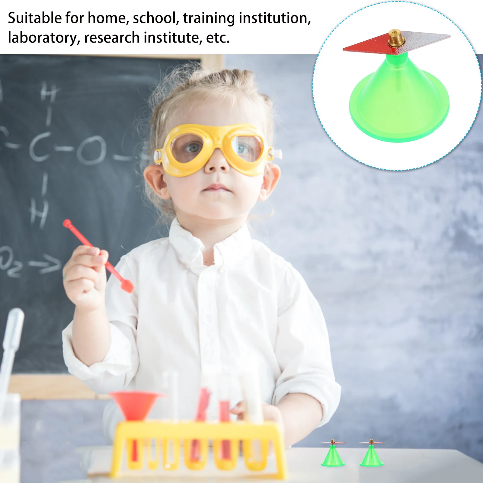 16pcs 학생 물리학 실험실 과학 기기 교사 훈련 장비를 위한 작은 자기 바늘장 필드 교육 장치