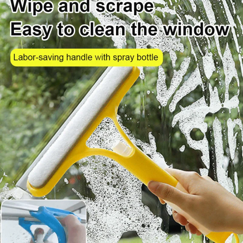 Professional Window Scraper  Silicone Blade for Crystal Clear Cleaning