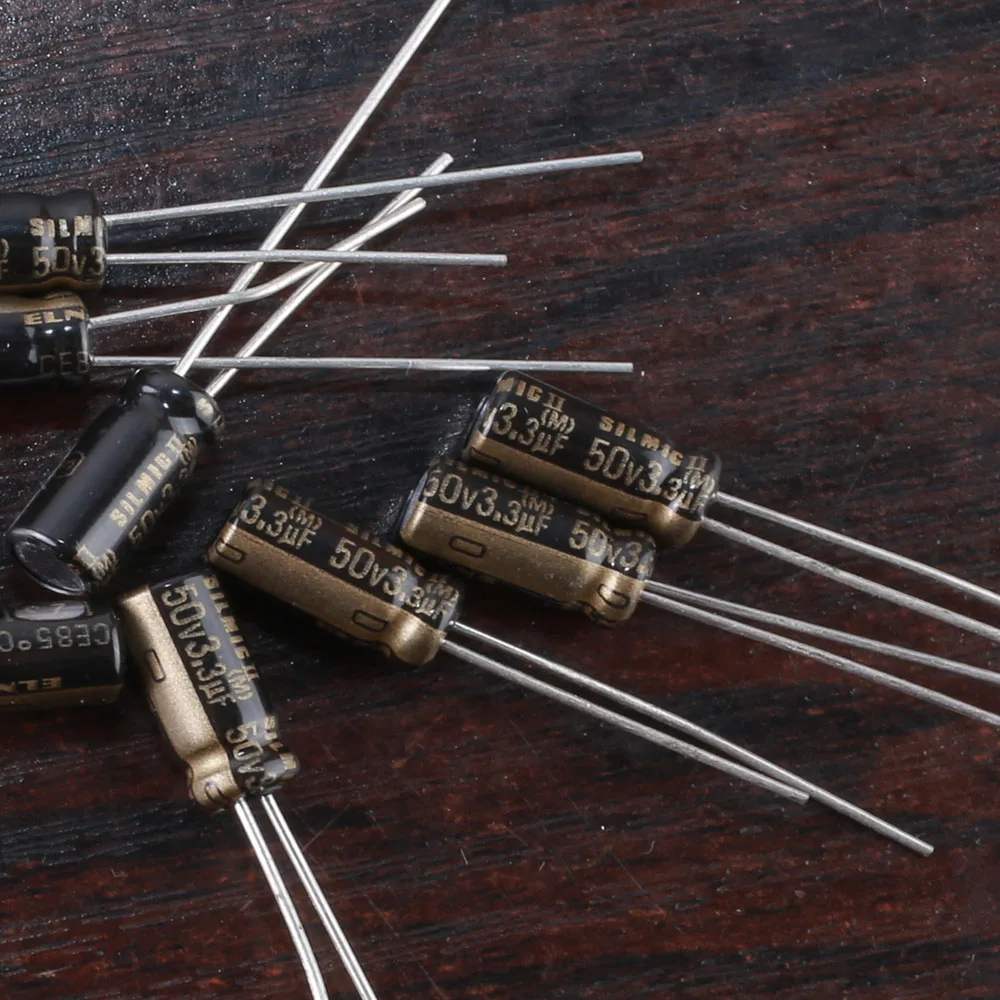 

5 шт., Шелковый аудио конденсатор ELNA 3,3 uF 50V SILMIC II, RFS, японские колпачки SILMICII CAP 50V3.3uF