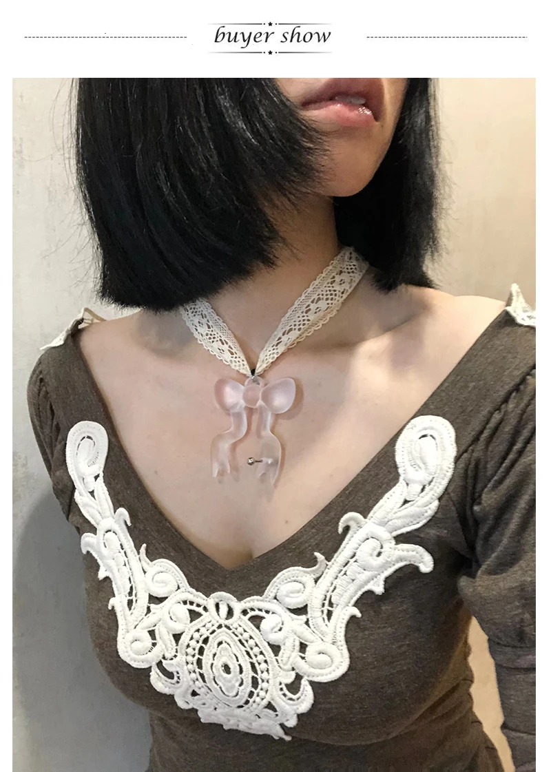 Karrram Japanische Y2k Spitze Patchwork Tops Vintage Harajuku Langarm Strick T-shirt Trashy 2000er Jahre Stil Strickwaren Amerikanische 90er Jahre – Detail 2