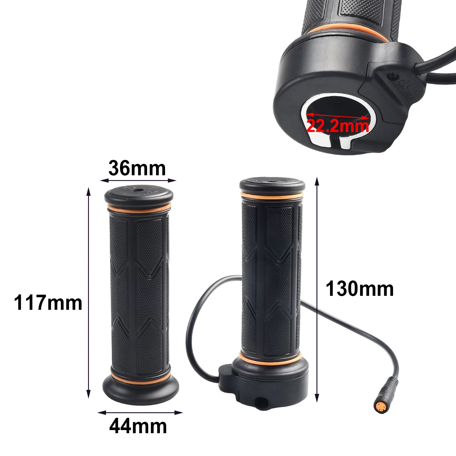 

Электрический велосипед 192X полный поворот дроссельная заслонка для Bafang Средний мотор BBS01 02 HD 12V-72V дроссельная заслонка аксессуары для электрического велосипеда