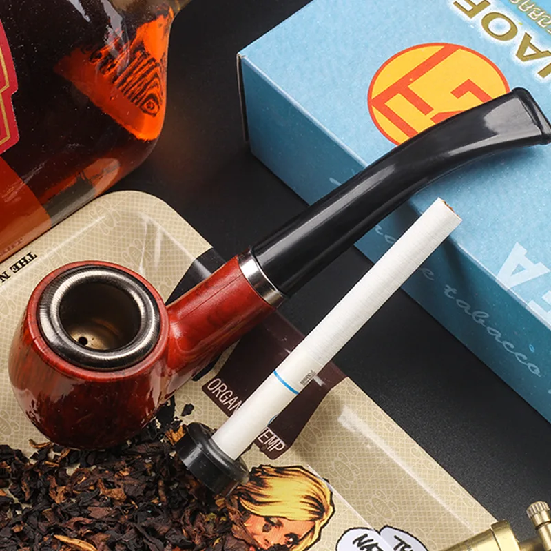 New Vintage Durable Solid Classic Pipe Smoking High Quality New Design Tobacco Pipe Free Smoke Smoking Accessories Popular