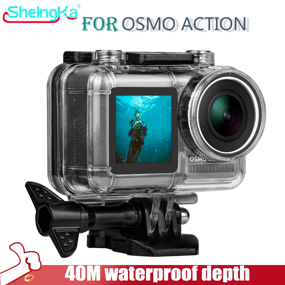 

Sheingka Waterproof Case Protective Housing Shell Camera Accessories Action Camera Case for DJI Osmo Action