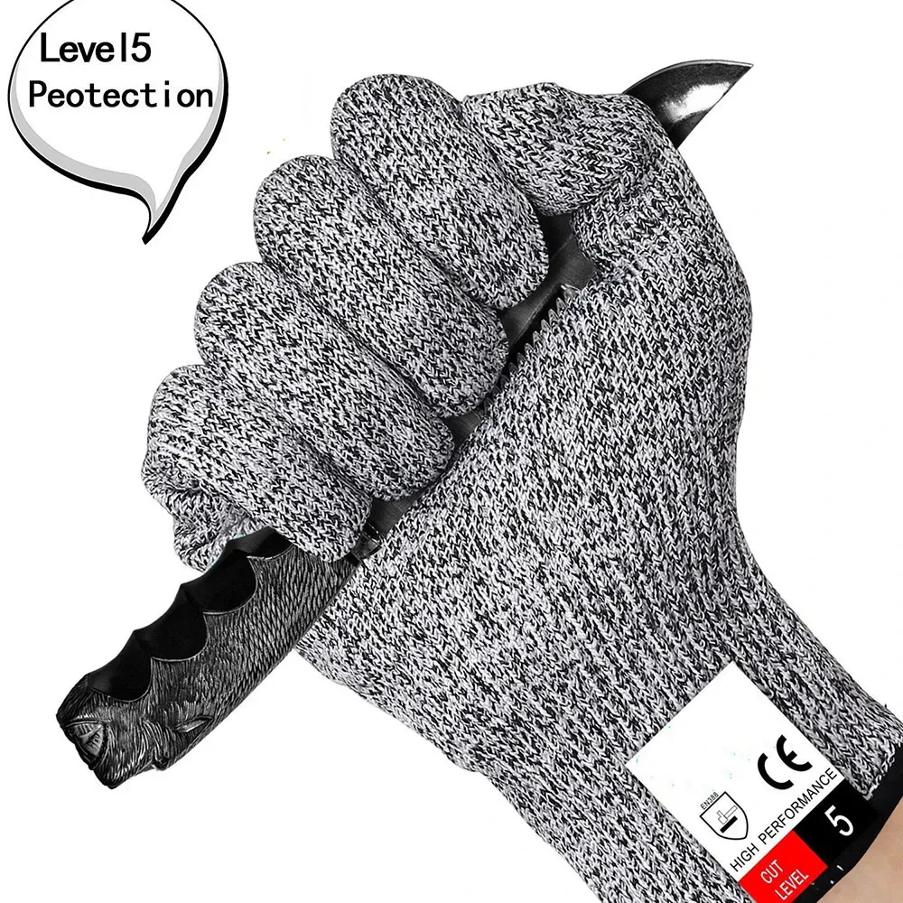 Anti Cut Gloves Cut Resistant Fishing Gloves Breathable Protection Safety Outdoor Fish Meat Knife Cutting Tackle Assist 1pair fishing gloves cut resistant gloves