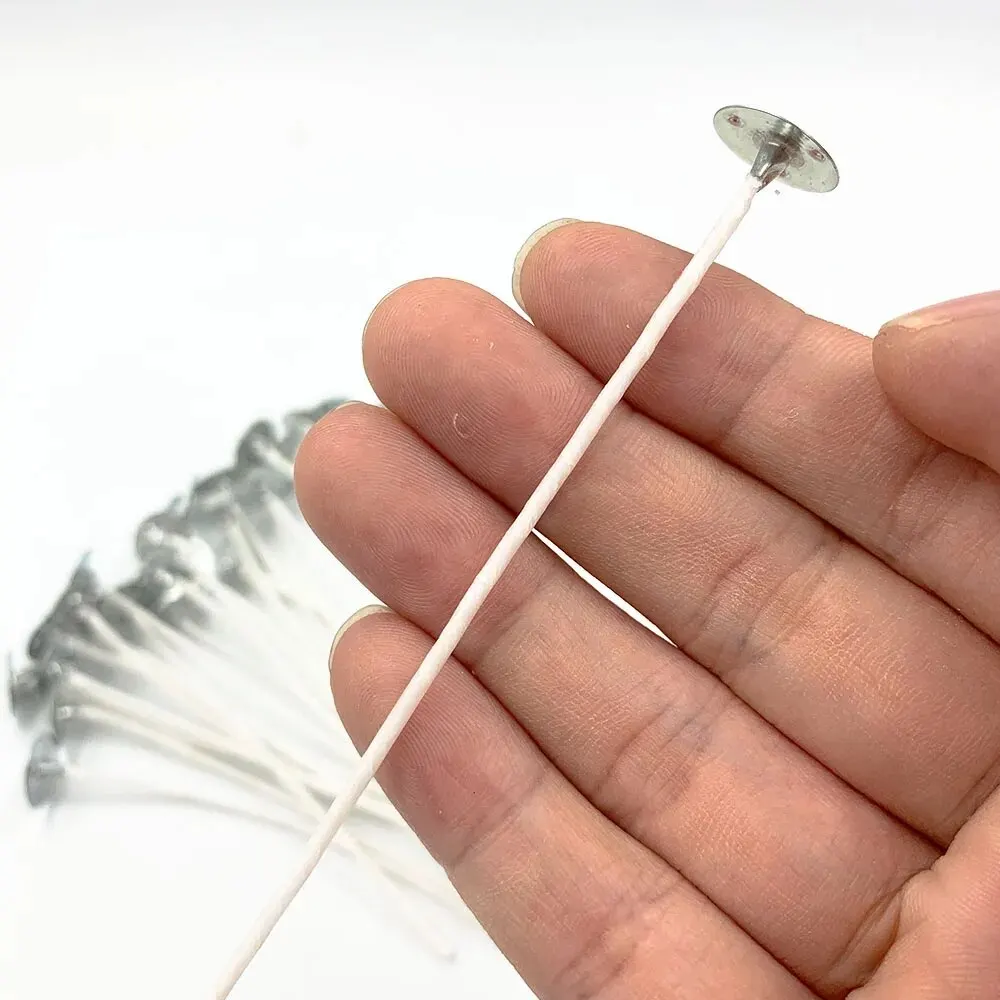 100Pcs/set Candle Wicks Smokeless Wax Pure Paraffin Core 2.5/9/15/20cm DIY Candle Making Pre-waxed Wicks For Party Supplies candle wicks candle wick