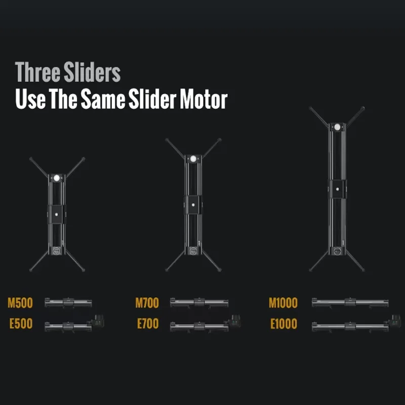 ZEAPON Micro 3 E500 E700 E1000 M500 M700 M1000 Motorized Slider DSLR Camera Video Double Distance Portable Slider PS-E1 PD-E1