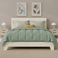 HOOMIC Full/Queen/King Upholstered Bed Frame with Adjustable Linen Headboard, Sturdy Wood Slats & Quiet Support