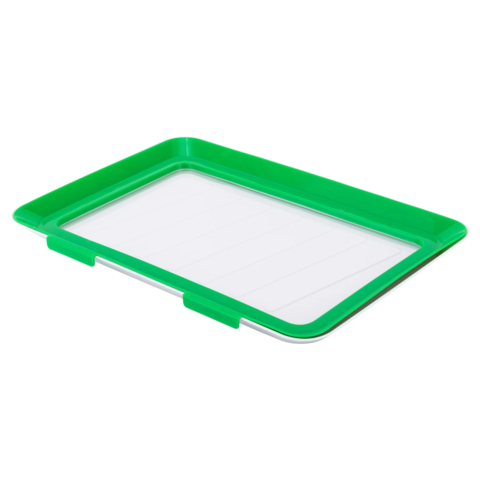 4Pcs Food Preservation Tray Refrigerator Organizer Kitchen Tool Seafood Beef Ham Fresh Keeping Fresh Spacer Reusable Container