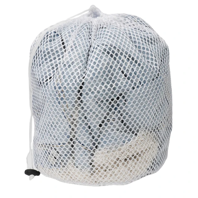 Mosózsák Mosoda Táska Kiváló Minőségű Nagy Gépes Mosókáska Mosógép Nettó Húzózsinó Mosó Fehérneműhöz - Image 4