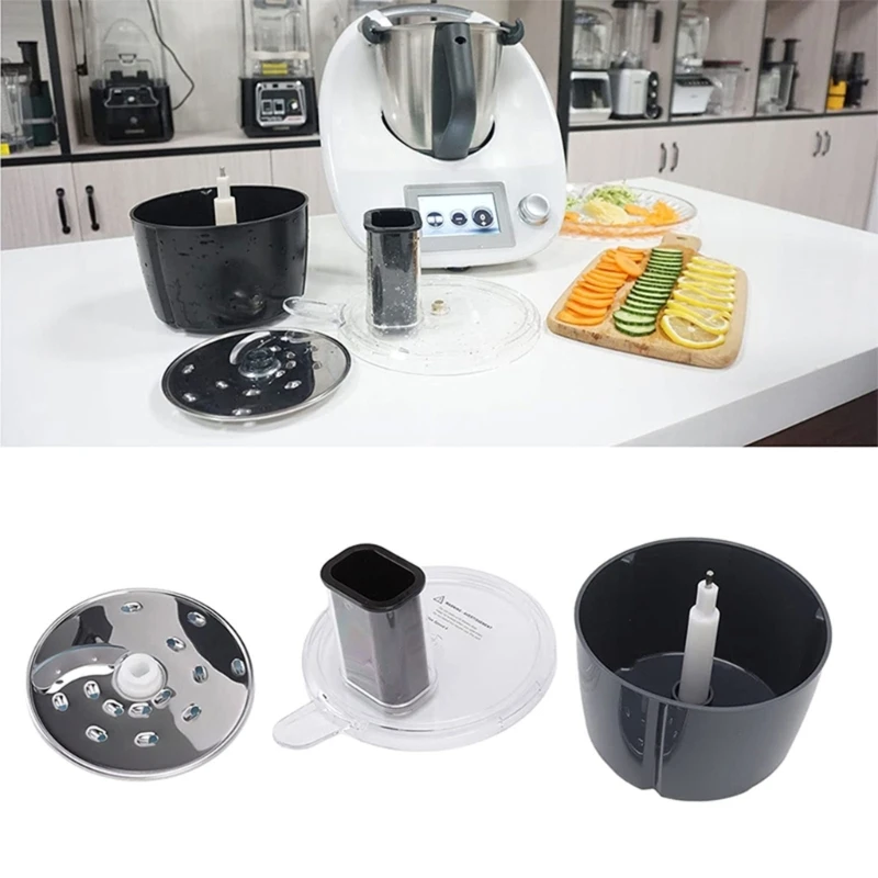 Multifunctional Processor Container Cutter Kit for Vorwerk-Thermomix TM5 TM6 Cooking Blender Slicing Accessory