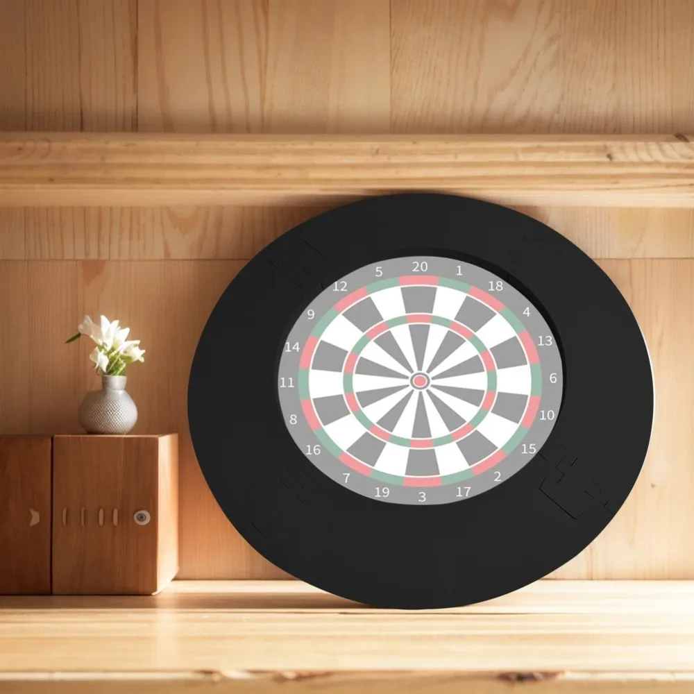 18in Lightweight EVA Dartboard Surround Jigsaw Ring Removable Wall Dart Board Backboard for Indoor Gaming