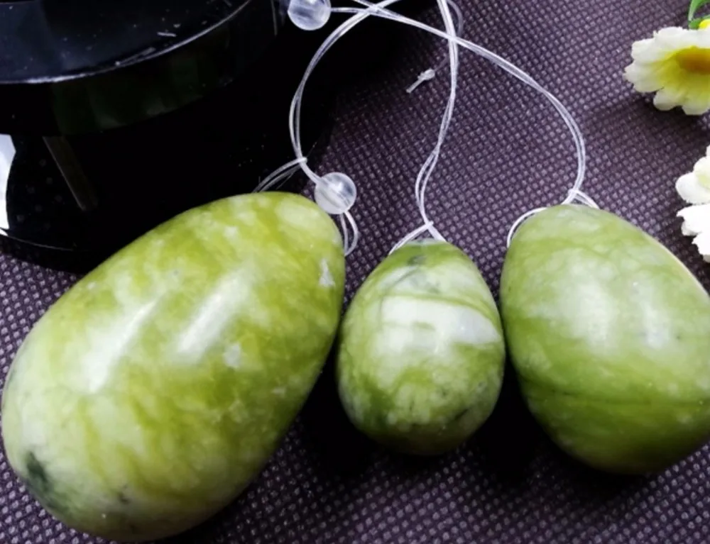 Multifunctional natural jade egg massager Jade massage health care massage eggs stone Jade massage balls