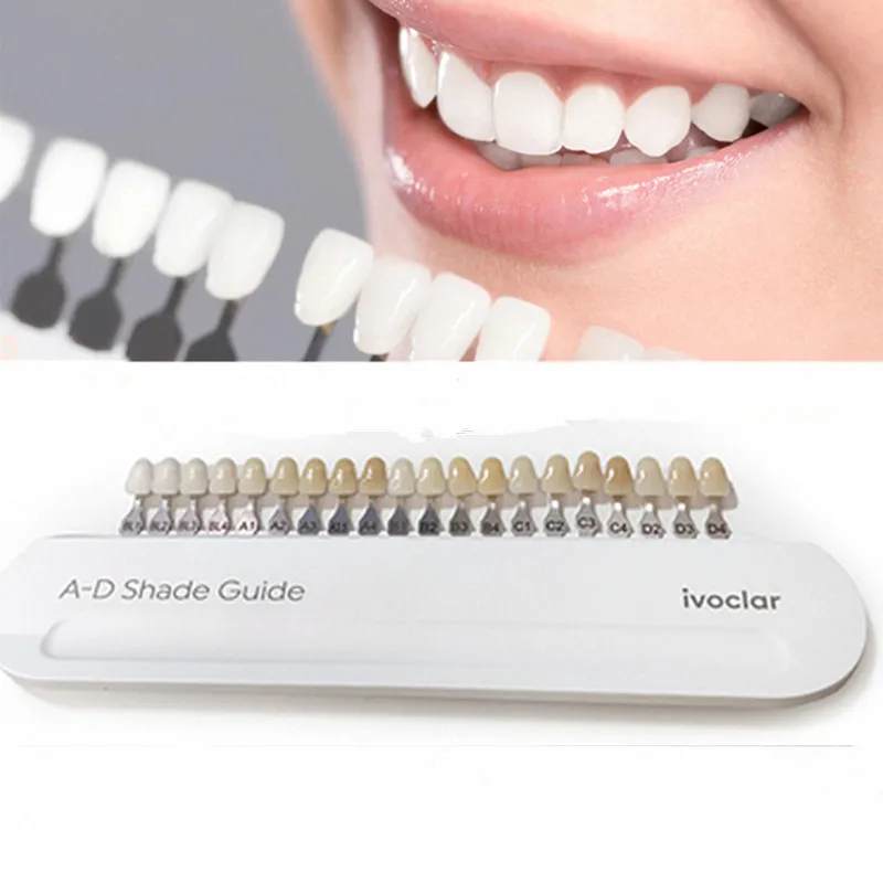 Guide De Teintes Dentaires A-D - 20 Couleurs - 4 Pièces - Pour Blanchiment - Neuf