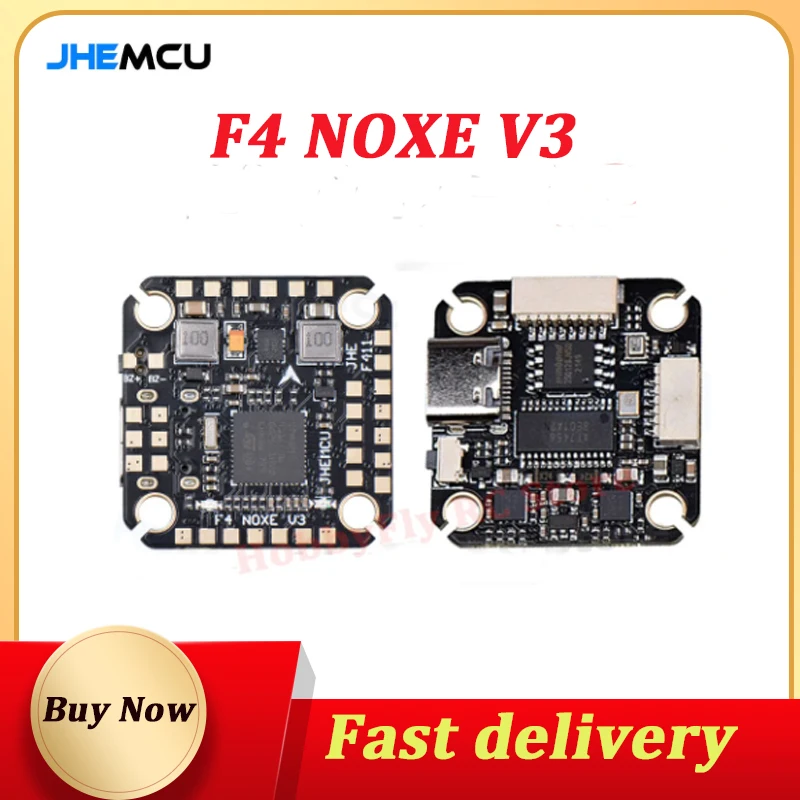 JHEMCU-F4-NOXE-V3-F411-Flight-Controller-5V-10V-BEC-OSD-Baro-BlackBox-2 ...