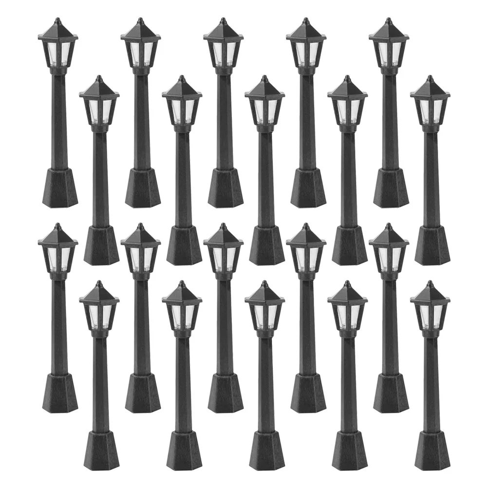 

Garden Miniatures Decoration Street Light Model Micro Landscape Fake Lights Decorate Lamp