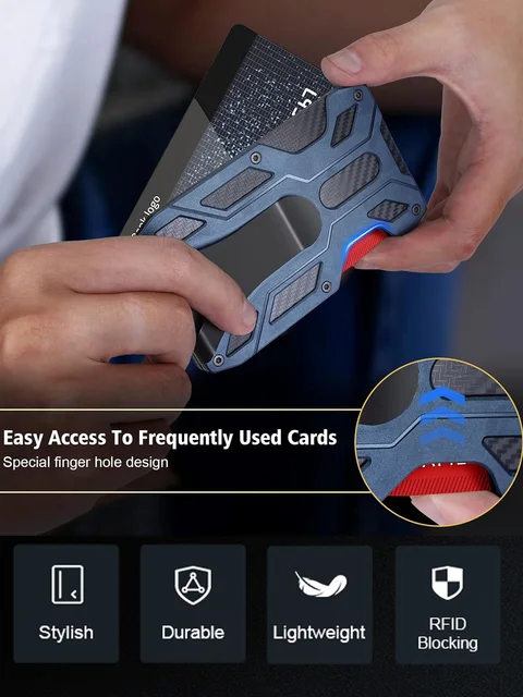 IPhone Portafoglio DUDU Portafoglio Da Uomo Con Clip Fermasoldi