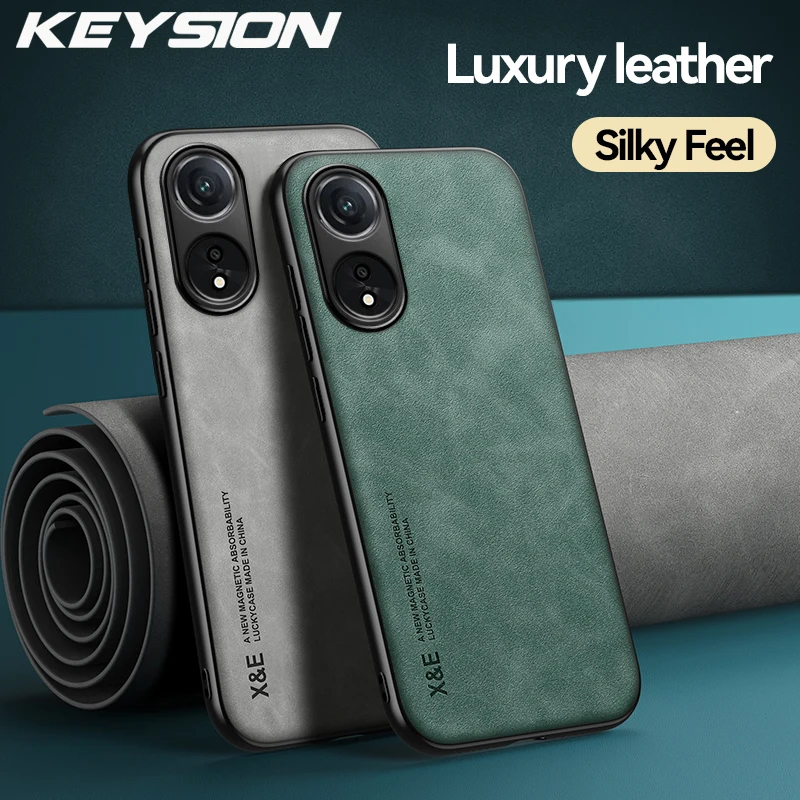 Custodia In Pelle Di Lusso Keysion Per Oppo A78 4G A78 A98 5G Silicone + Pc Cover Posteriore Morbida Antiurto Per Oppo A98 5G A78 4G