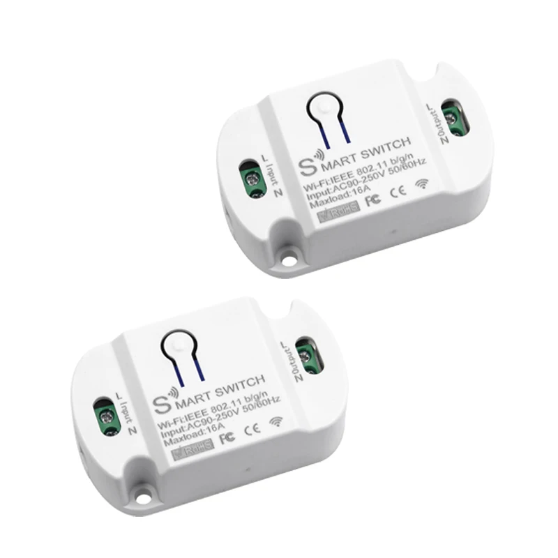Tuya DIY WiFi Smart Light Switch Universal Breaker Timer Voice Control Via Alexa Google Home Smart Life APP Wireless Control New 