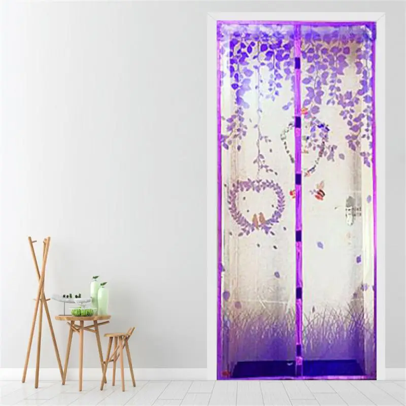 Magnetic Anti-Mosquito Net Summer Anti Bug Fly Door Curtains Mesh Automatic Closing Kitchen
