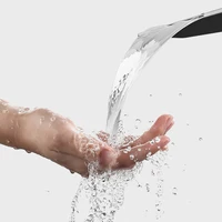 ก๊อกน้ำตกแบบฝังในอ่างอาบน้ำ KALOP โครงสร้างทองแดงแท้ สีเทาแบบปืน พร้อมก๊อกน้ำด้านข้างแบบฝังในผนังสำหรับอ่างอาบน้ำ 4