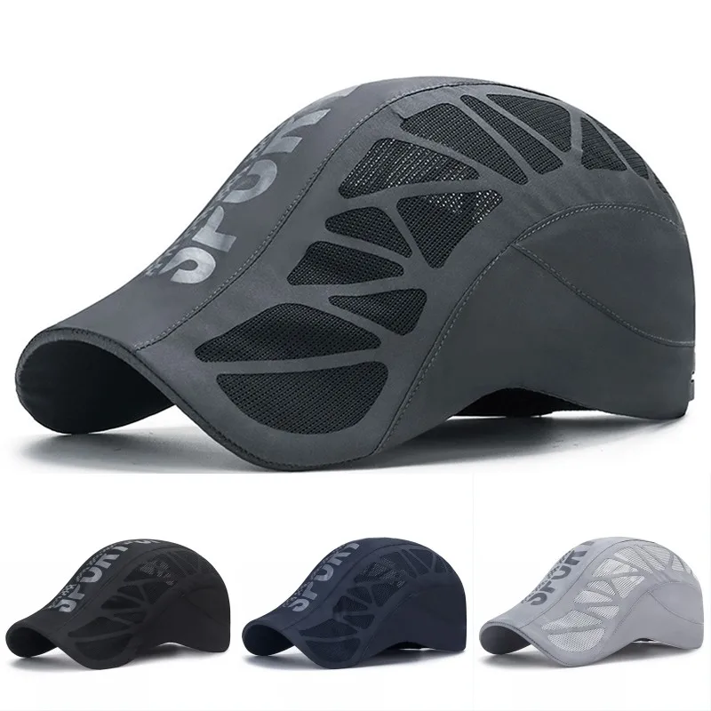 CASQUETTE Femme - Mode Casquette En Maille Respirante Pour Hommes D'été