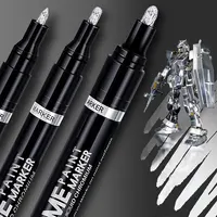 3/1pcs Mirror Chrome Marker Pen Set, DIY Gold Silver Reflective Paint Art Mirror Chrome Marker pen for Car Styling Art Craftwork