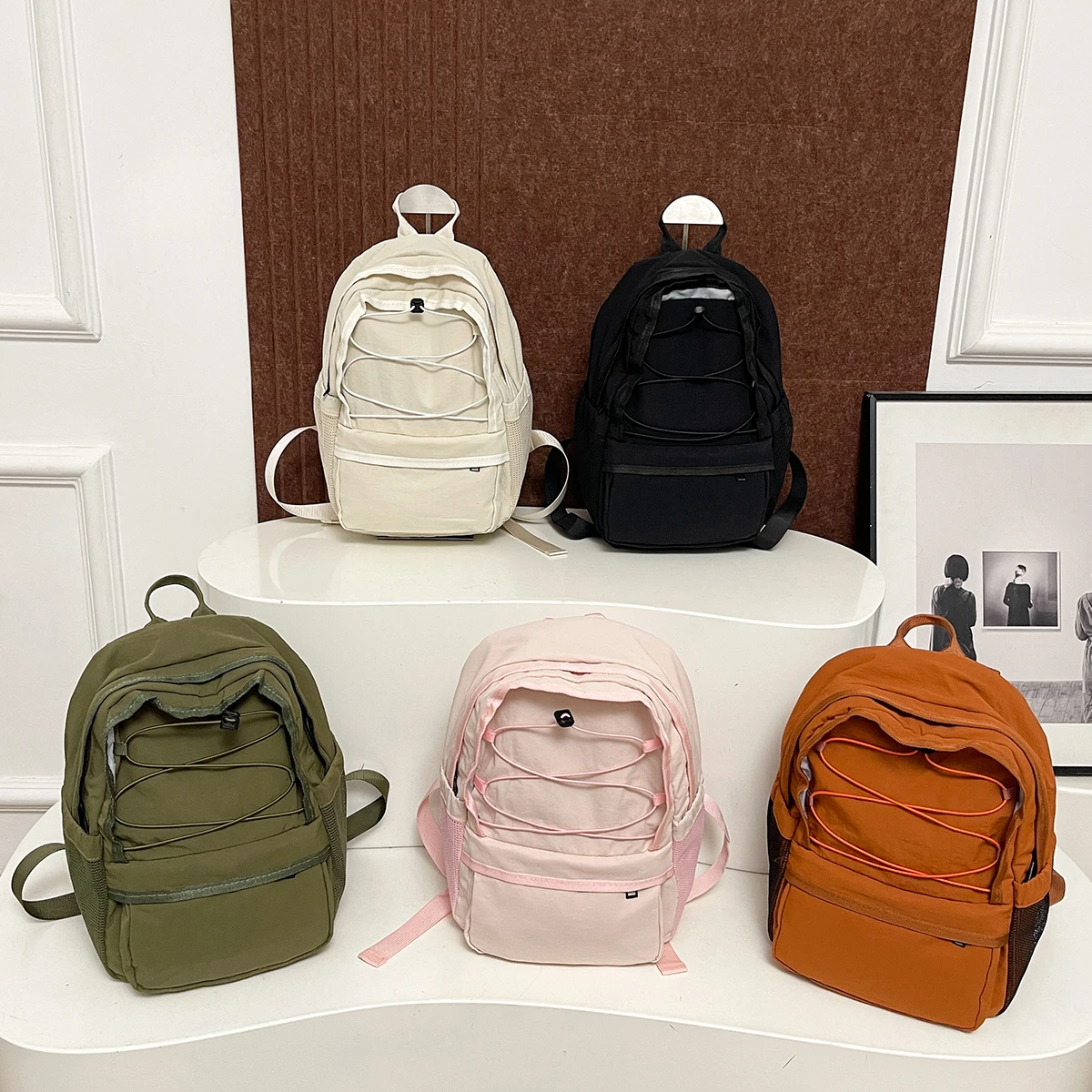 Outdoor Sports Backpack for Women 2025 New Hiking Backpack Ultra-Lightweight Small Mountaineering Bag Lightweight Student School Bag for Class Camping Style