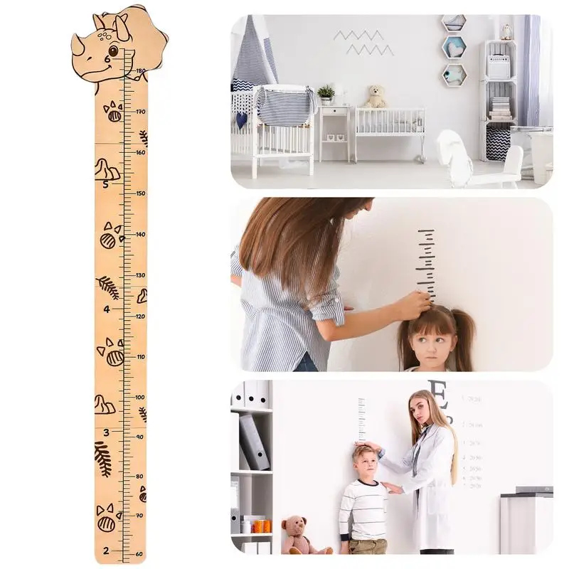 pvc children height chart Cartoon wall Mounted stickers for home use with accurate measurement Growth Chart Record Ruler