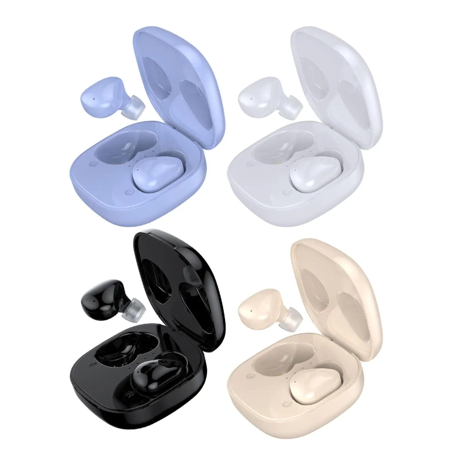 5.1 Stereo Sound W/ Charging Case Portable Built-in Mic Earphone for Android Phone Music