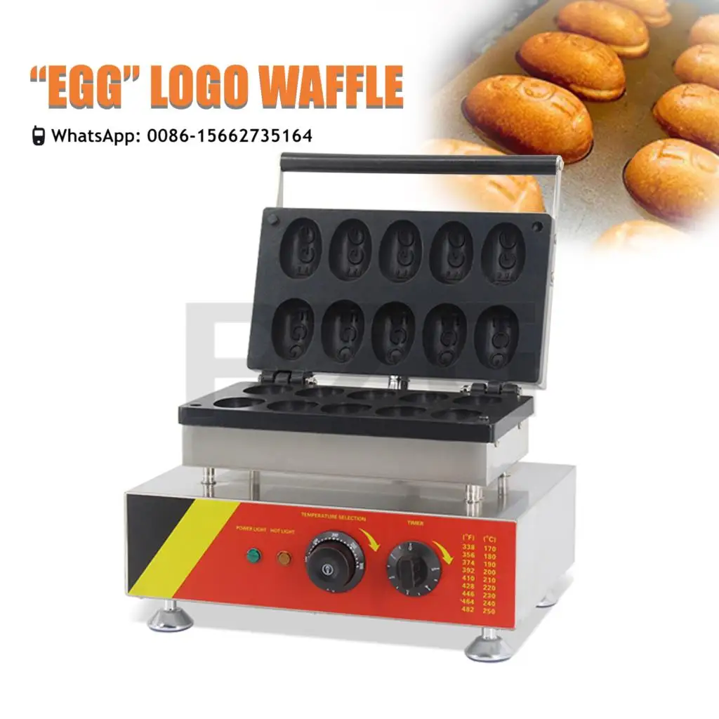 Macchina Per Il Pane All'Uovo Coreano Mini Macchina Per Waffle A Bolle D'Uovo Macchina Per Waffle A Forma Di Palla Per Cialde A 10 Palline