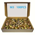 M3 100PCS color zinc