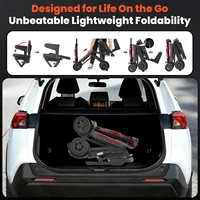 Scooter électrique iScooter X11 à 4 roues, moteur 250W, batterie 24V 15.6Ah, vitesse maximale de 7 km/h, autonomie de 25-30 km, clés de sécurité 1