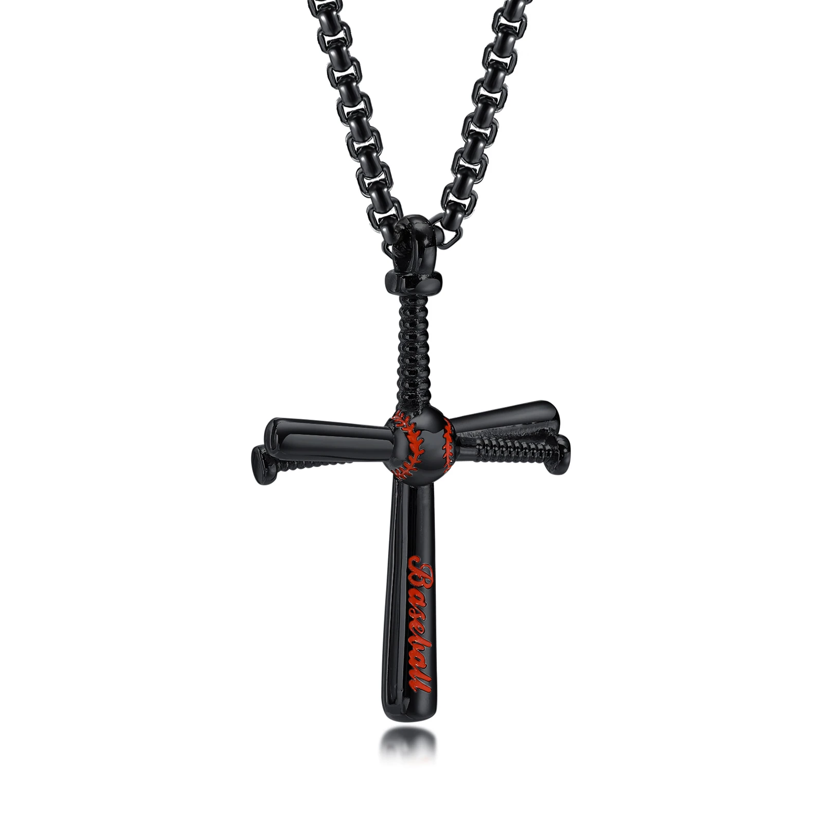 Sterling Custom Number Baseball Bat Cross