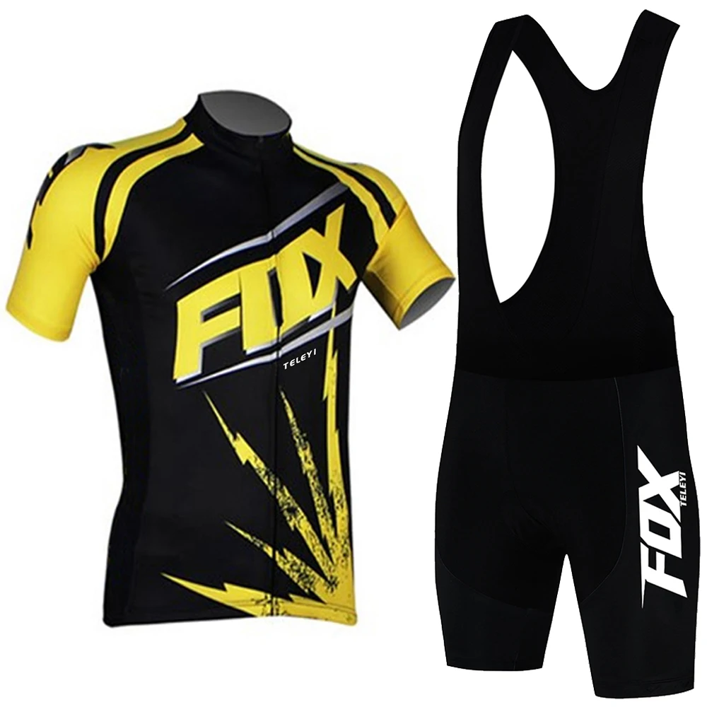 

Летняя командная веломайка, комплект велосипедной одежды с коротким рукавом, велосипедная одежда, одежда для горного велосипеда, одежда, спортивная одежда для Майо FOX TELEYI