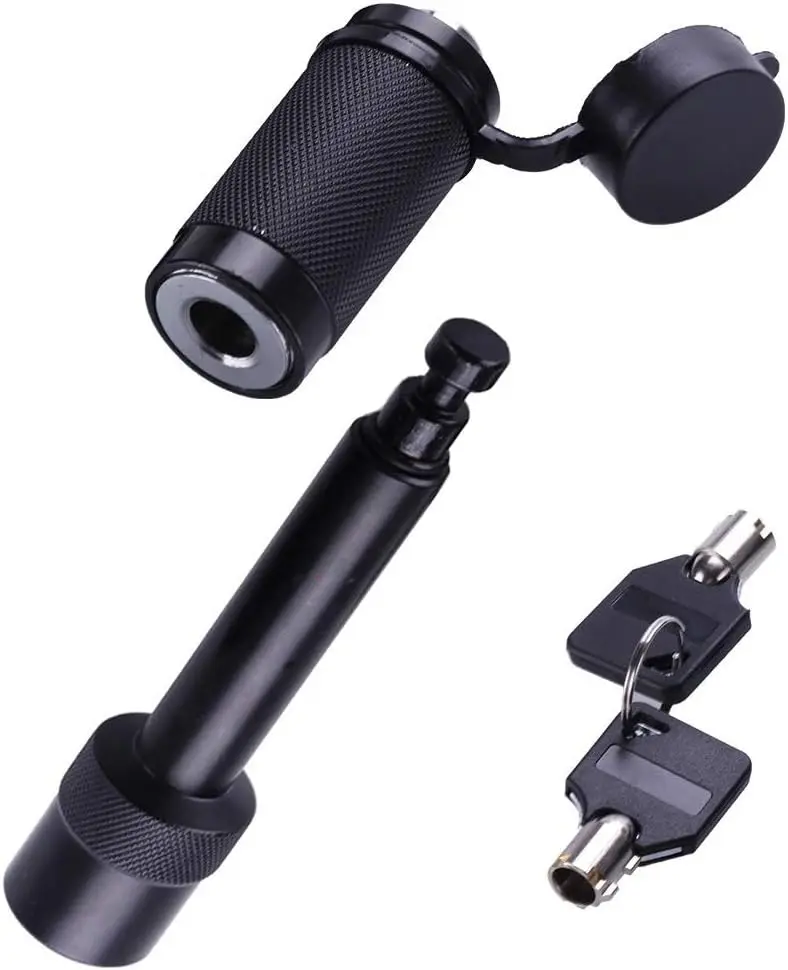 Trailer Hitch Lock Heavy Duty Tow Hitch Locking Pin Set with Keys for 2 Inch Receiver Class III,IV Vehicle SUV