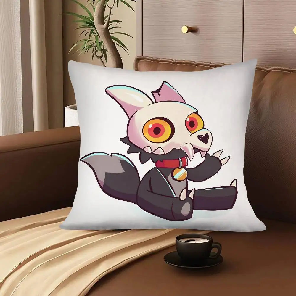 Cartoon Owl House Decorative Pillow Cover – Stylish Square Cushion